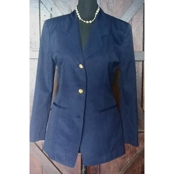 Blazer, Chaqueta Dama Azul Marino.elegante. Nueva