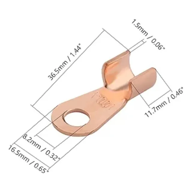 Terminal Arranque Cable Bateria  4awg Cobre 100% X2unid
