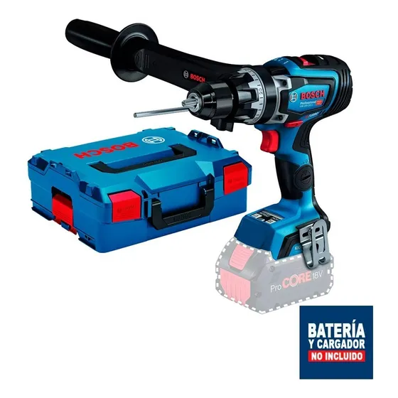 Taladro percutor atornillador inalámbrico de 13mm Bosch GSB 18V-150 C 18V + 0 baterías de 0mAh + accesorio con maletín de transporte 18V