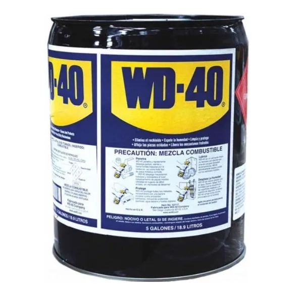 Wd-40 5 Lubricante, Previene Y Proteje Galon/18.9 Litros P