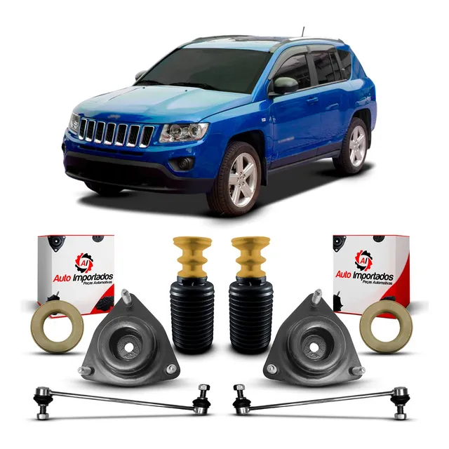2 Kit Do Amortecedor Dianteiro Jeep Compass 2011 2012 2013