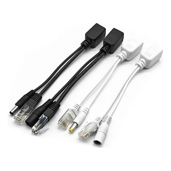 2 Pares Poe Pasivo Rj-45 Para Alimentar Dispositivos Camaras