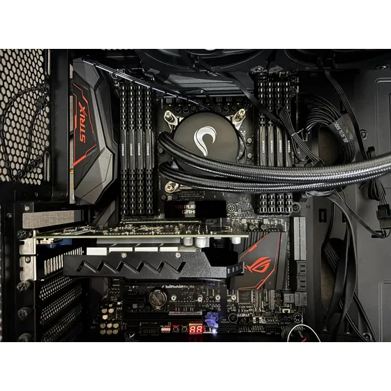 Kit Placa Mãe Asus X99 Gaming + I7 5820k + 32gb Ram Preto