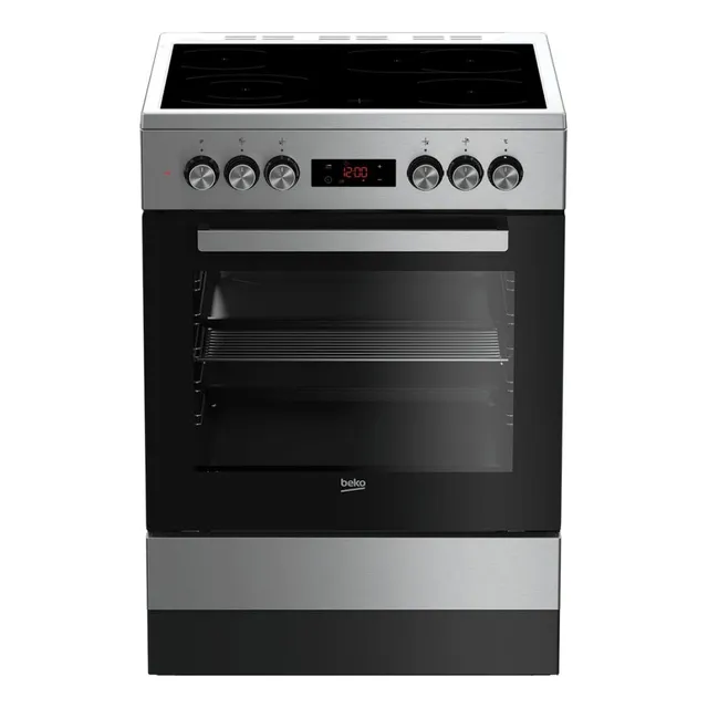 Cocina Electrica Vitrocerámica Beko Fsm 67320 Gxs