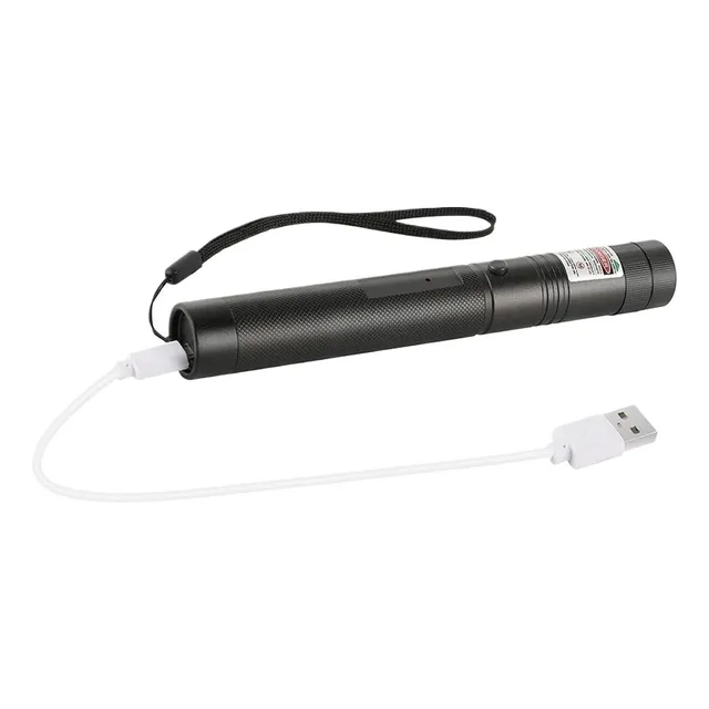 Proyector Puntero Láser Morado Recargable Por Usb De 5000 Mw