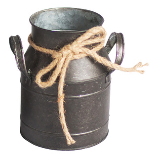 Jarrón Vintage Con Forma De Hierro Para Leche Y Leche, Chapa Jarrón Vintage Con Forma De Hierro Para Leche Y Leche, Chapa