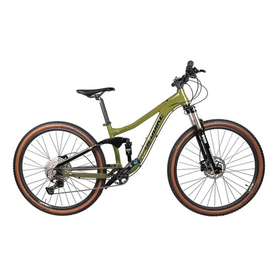 Mountain Bike Alubike Ds Xta R29 12v Cambio Shimano Deore Color Verde Tamaño del cuadro M