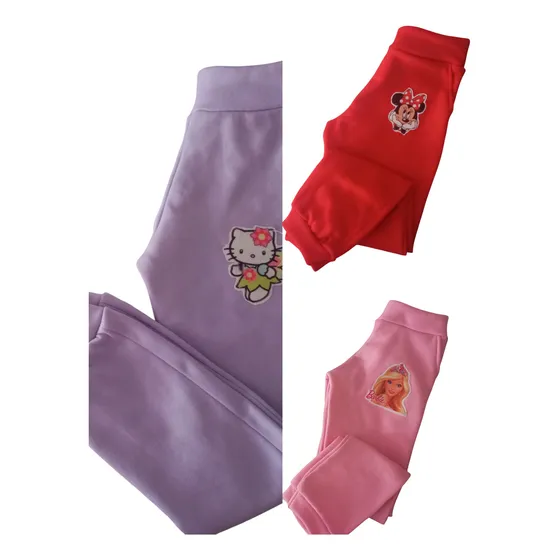 Joggers Mono Niñas Variedad De Colores