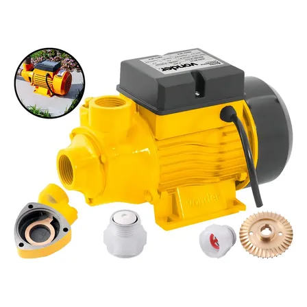 Vonder Bomba Periferica Bpv 375 Piscina Caixa 1/2cv Cor Amarelo Fase Elétrica Monofásica Frequência 60 Hz 127/220v