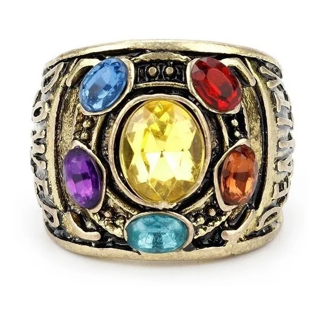 Anillo Gemas Del Infinito Thanos Por Talla