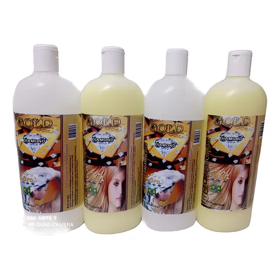 2 Kits Cirugia Capilar Gold Diamond De Litro