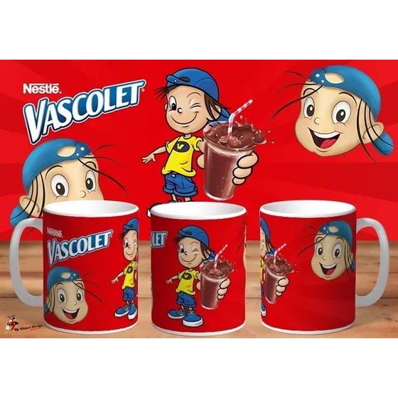 Taza De Ceramica Vascolet Chocolatada Art
