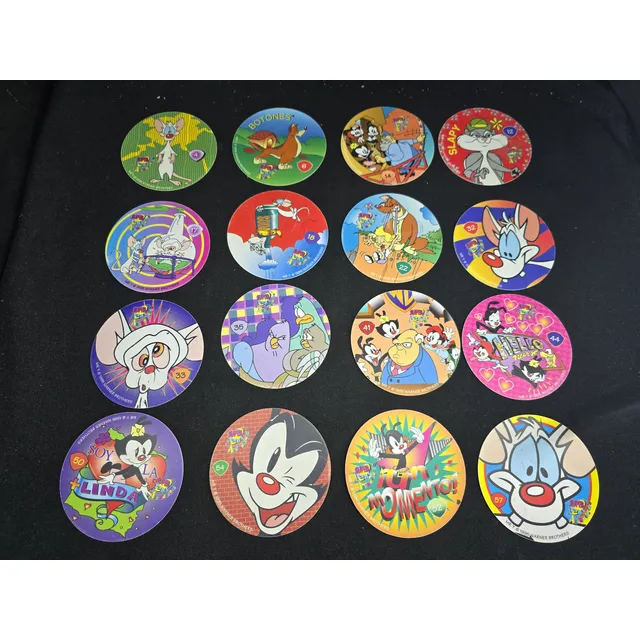 Tazos Super Taps Animaniacs 16 Piezas