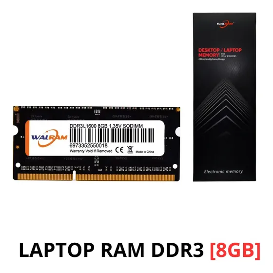 Memoria Ram Laptop Modulo Ddr3 8gb 1600 Mhz Pc3-12800 1.35v