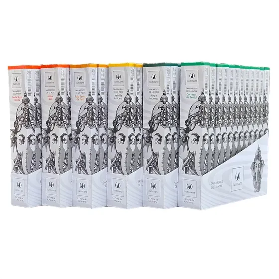 Sahumerios Rectangular India X 24 Unidades Fragancia