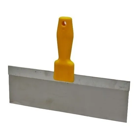 Espátula Acero Para Encamizar Con Mango De Goma 8 Pulgadas