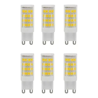 6x LĂąmpada Halopin Led G9 5w 52 Leds Para Lustres E Arandela Cor Da Luz Branco-quente Goldensky 6x LĂąmpada Halopin Led G9 5w 52 Leds Para Lustres E Arandela Cor Da Luz Branco-quente Goldensky