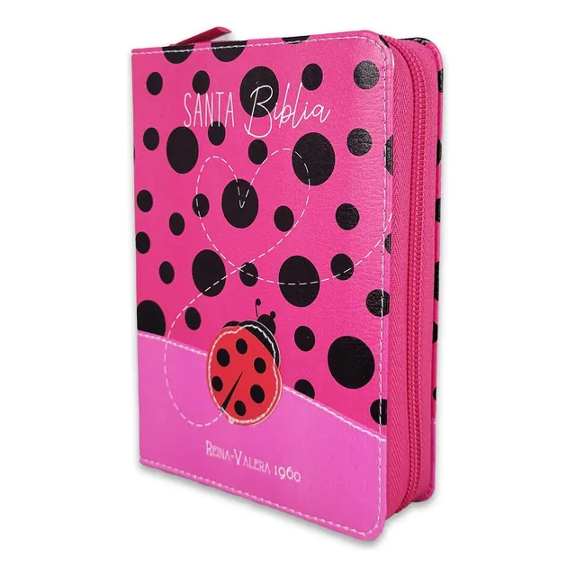 Biblia De Bolsillo Rv1960 Con Cierre Sentipiel Fucsia