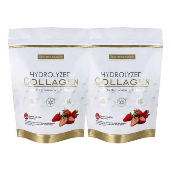 Colageno Hydrolizado Polvo 200g Doypack Age Biologique X2