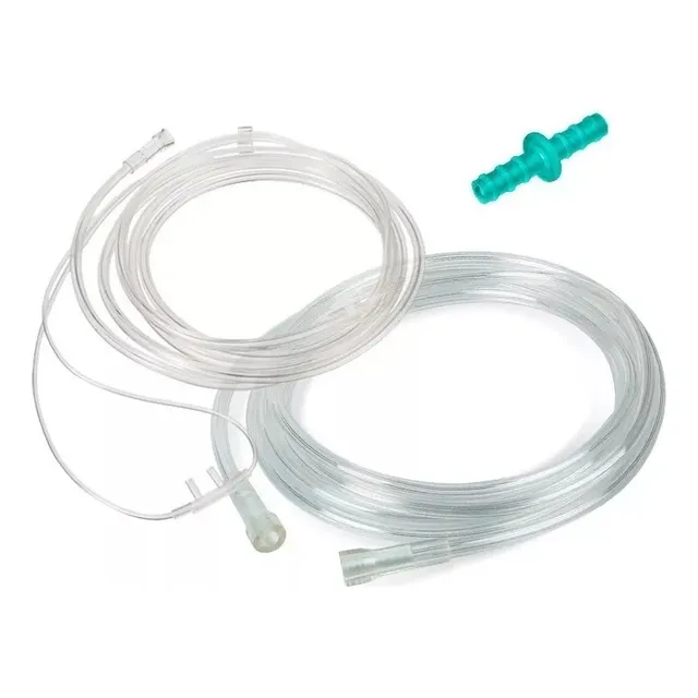 Canula Nasal 2m + Alargador Oxígeno 7.5m + Conector