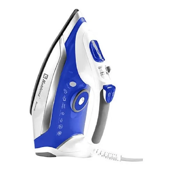 Plancha Koblenz Pkk-850 Cerámica Secure Keramik Vapor 1800 A Color Azul