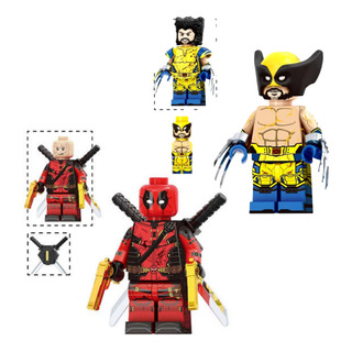 Figuras Armables Deadpool Y Wolverine Bloques Bootleg Figuras Armables Deadpool Y Wolverine Bloques Bootleg