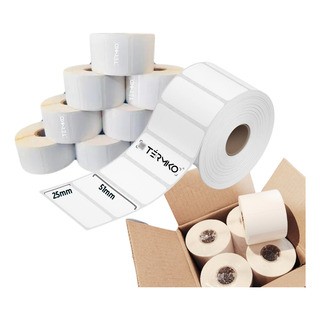 10 Rollos Etiqueta Termica 51x25 Codigo Barras Precio 1000cu 10 Rollos Etiqueta Termica 51x25 Codigo Barras Precio 1000cu