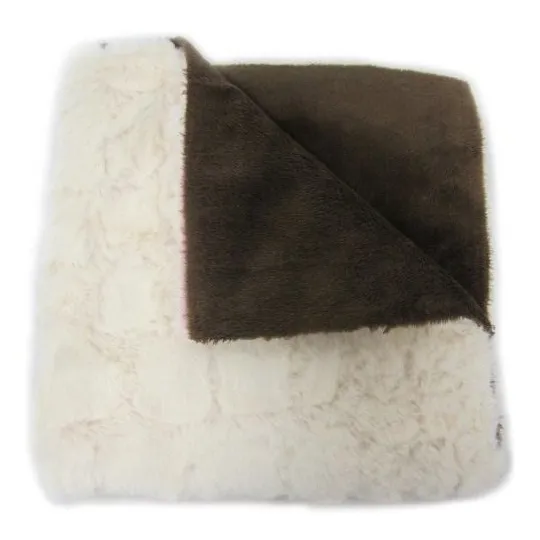 Baby Doll Ropa De Cama Piel De Oveja Huggable Blanky, Crudo 