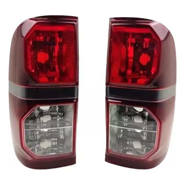 Juego X2 Faros Trasero Toyota Hilux 2005/2015 Fondo Negros