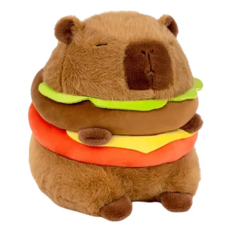 Peluche Capibara Con Mochila 35cm Grande Tierno Muñeco Suave
