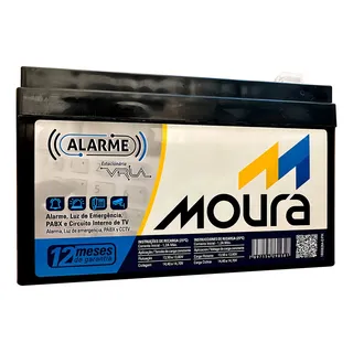 Bateria Moura Alarme 12v Selada Nobreak Cerca Elétrica