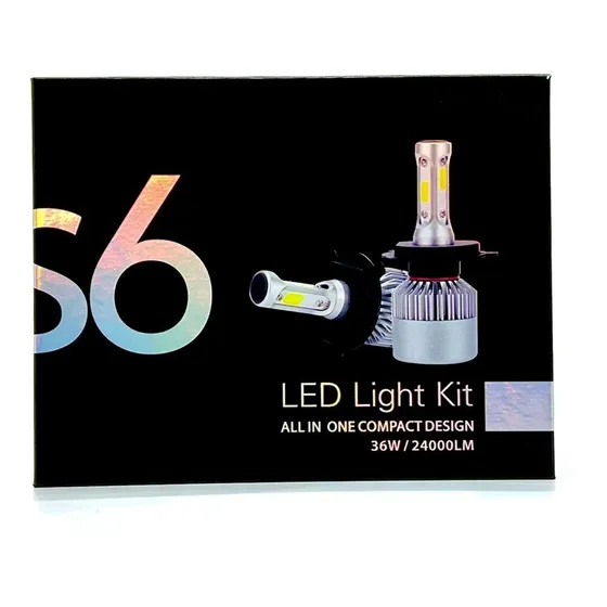 Kit Cree Led S6 Pro 48.000lm Hd Premium 