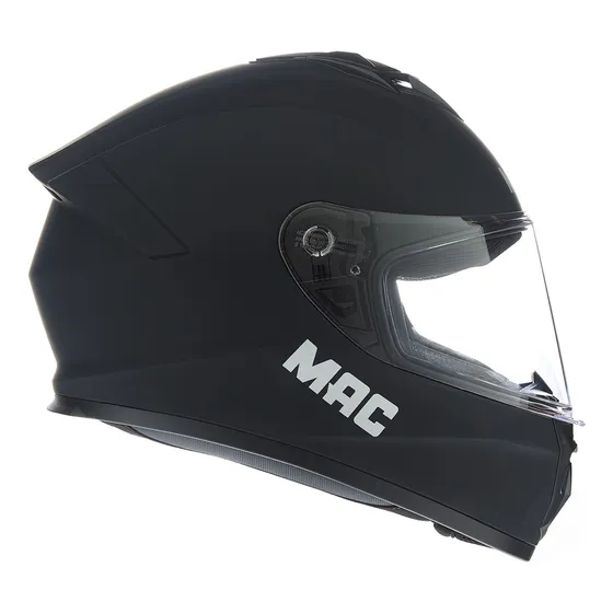 Casco Moto Mac Starter Solid Negro Mate Motoscba