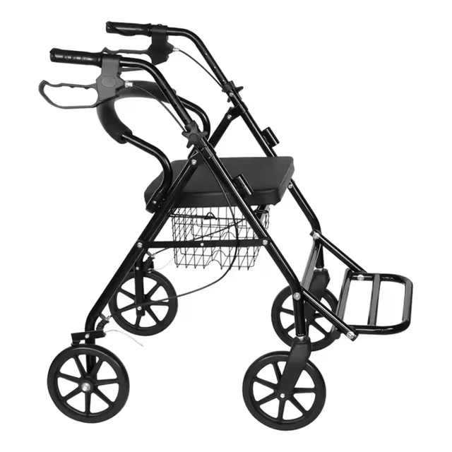 Andador Burrito Con Asiento Y Canasto 4 Ruedas + Reposapies