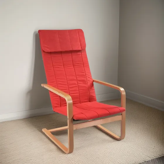 Sillon Flex - Silla Tapizada - Sillones Silla Rojo 