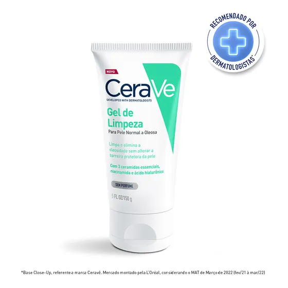 Gel de Limpeza Cerave Pele Normal a Oleosa 150g