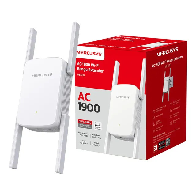 Extensor Wifi Mercusys Me50g Dual Band Ac1900 4 Antenas