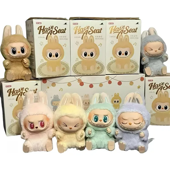Peluche Llavero Labubu Sorpresa En Caja Para Niños