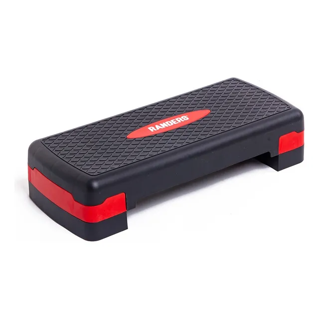 Step Regulable 2 Esc. Crossfit Funcional Pilates Randers Color Negro