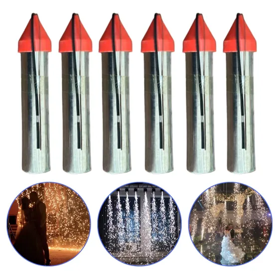 Chispas Fuego Frio 5mts X 30seg Cascada - Caja X6 Unid