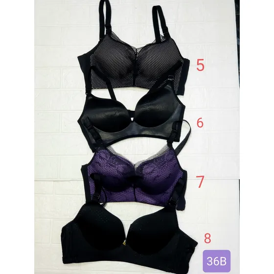 Sosten Brasier Push Up Ropa Interior Negro