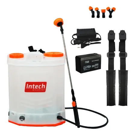 Pulverizador à bateria Elétrico 20 Litros Costal 12V Intech Machine INTECH MACHI