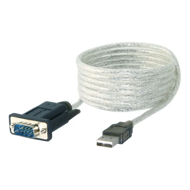 Cable Usb A Serial 9 Pin (rs-232 Db9) Sabrent Sbt-usc6k 2mt Color Transparente
