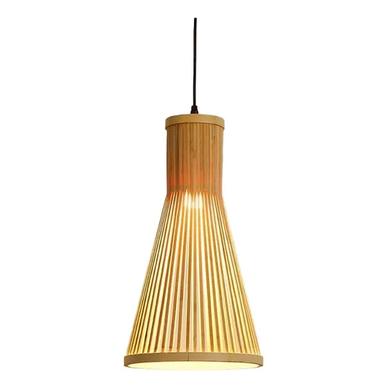 Lampara Rattan Triangular