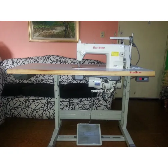 Maquina De Coser Recta Industrial Sun Star Usada