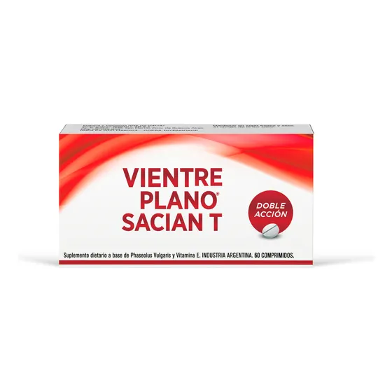 Vientre Plano Saciant X 60 Comprimidos. Directo De Fábrica.