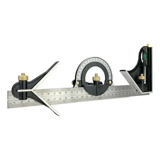 Escuadra Para Carpintero Herramienta Escuadra Combinada 30cm