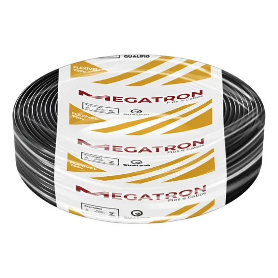 Cabo Fio Flexivel 6mm Megatron Original 50mt