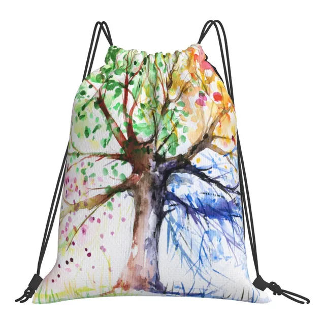 Mochila Cordon Para Mujer Hombr Adolescente Niño Four Season