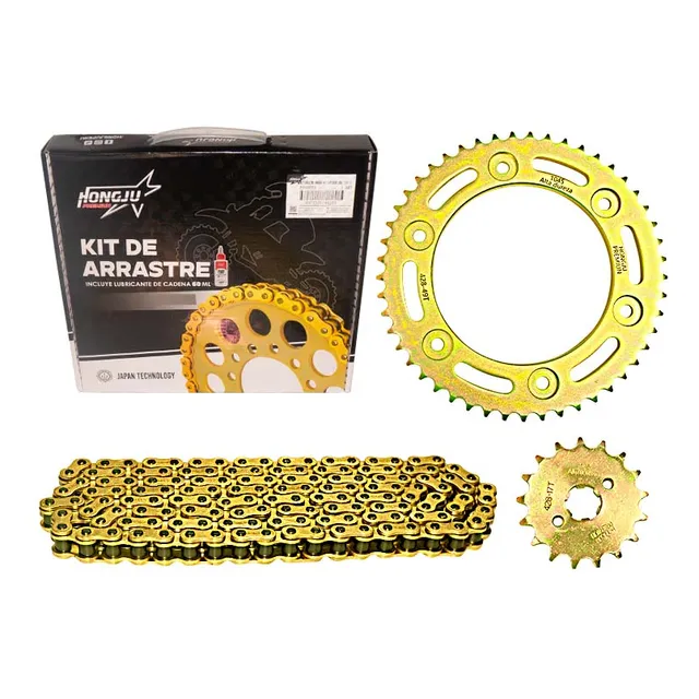 Kit Arrastre Hongju Dorada 49t-17t-428h-130l Xr150